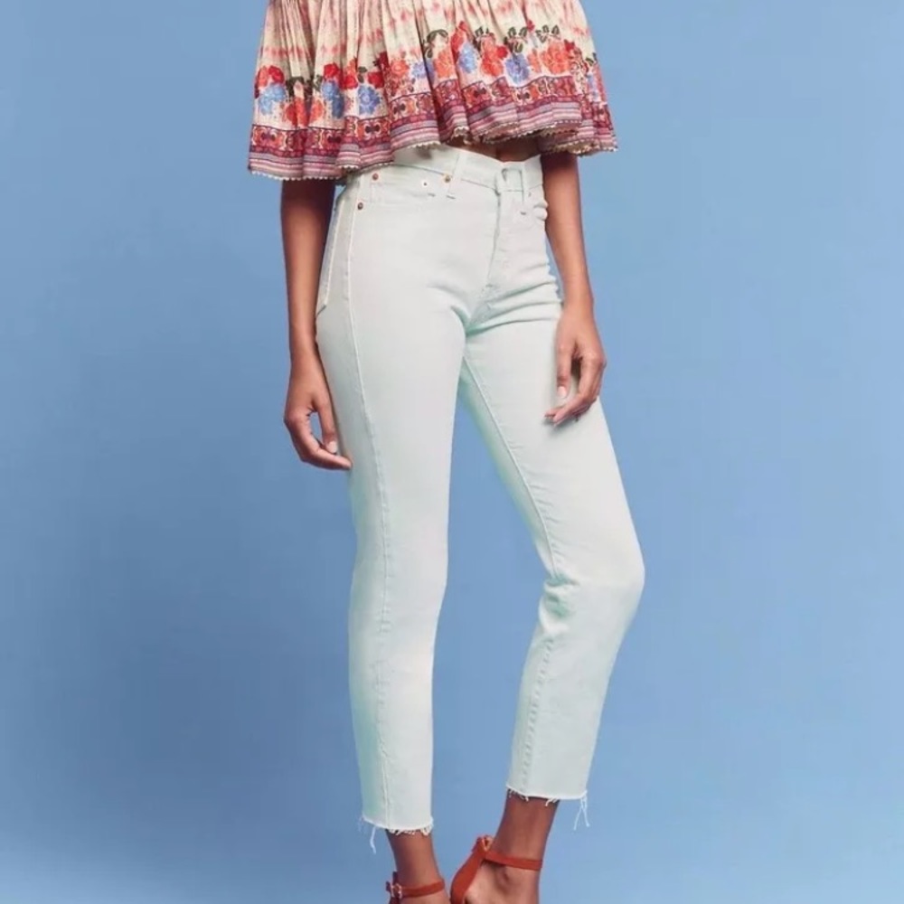 Levi wedgie fit anthropologie jeans
